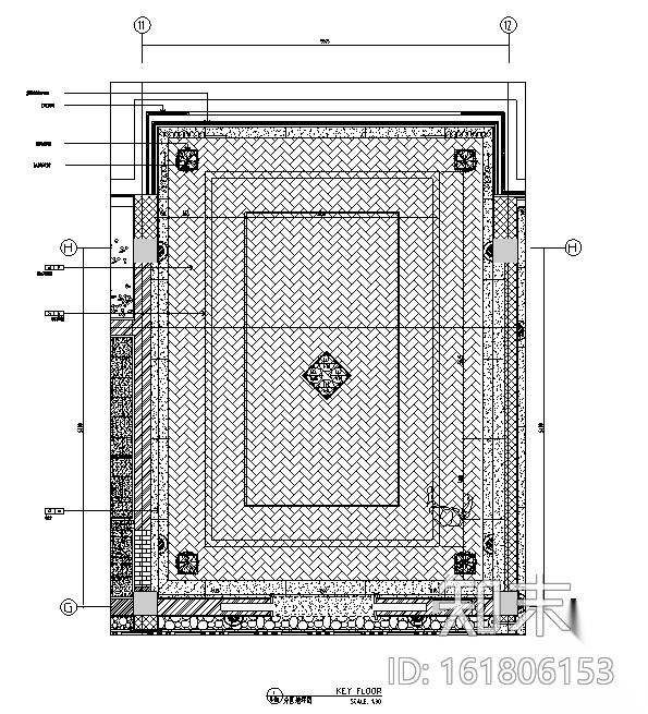 [江苏]东方现代昆澄湖会所设计施工图（附效果图+景观施...cad施工图下载【ID:161806153】