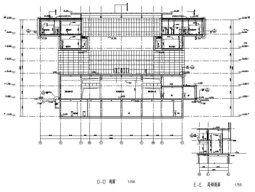 [河南]某旅游中心施工图设计（电气+给排水+建筑+结构+暖...施工图下载【ID:165942178】