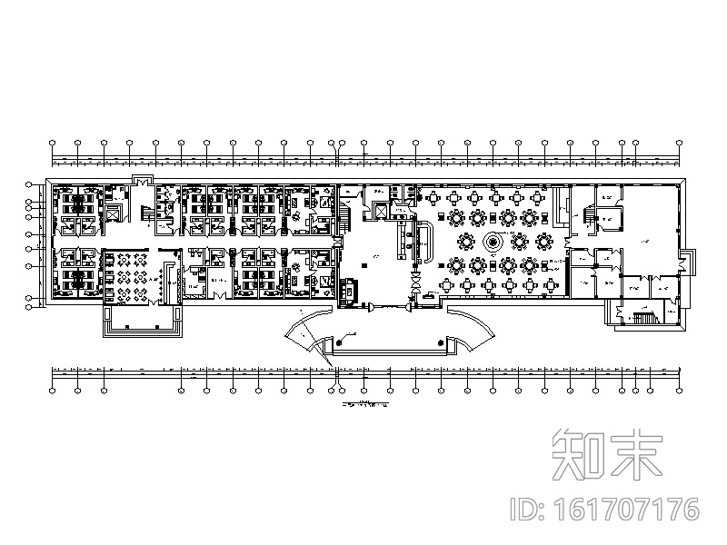 整套现代风格五星级酒店设计CAD施工图施工图下载【ID:161707176】