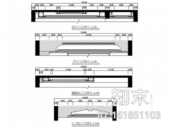 [四川]三层欧式风格别墅室内装修施工图（含方案效果报价...cad施工图下载【ID:161851103】