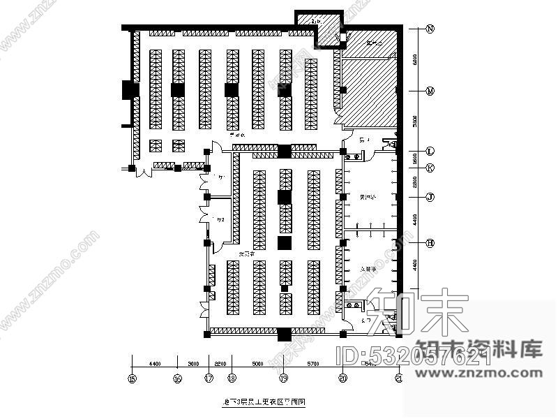 施工图某国际大酒店更衣区装修图施工图下载【ID:532057621】