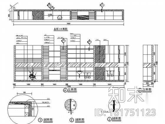 [唐山]某知名陶瓷专卖店室内装修图cad施工图下载【ID:161751123】