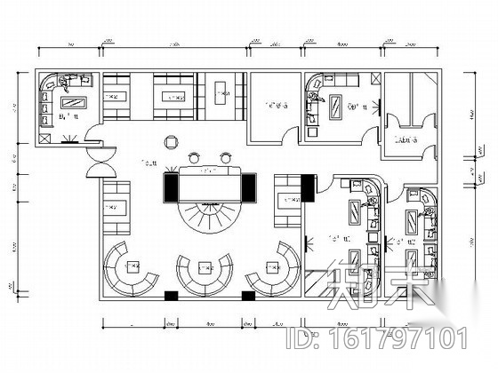 时尚酒吧装修设计方案施工图下载【ID:161797101】