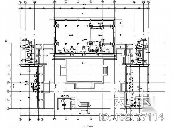 某古建筑室内装饰设计节点详图施工图下载【ID:168177114】