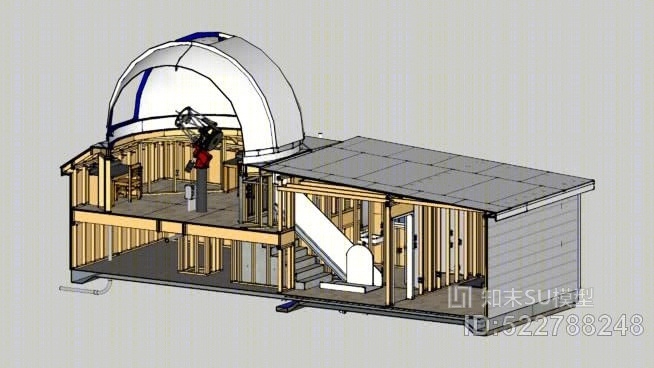 分裂级艾达天文台SU模型下载【ID:522788248】