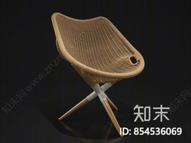 现代户外椅3D模型下载【ID:854536069】