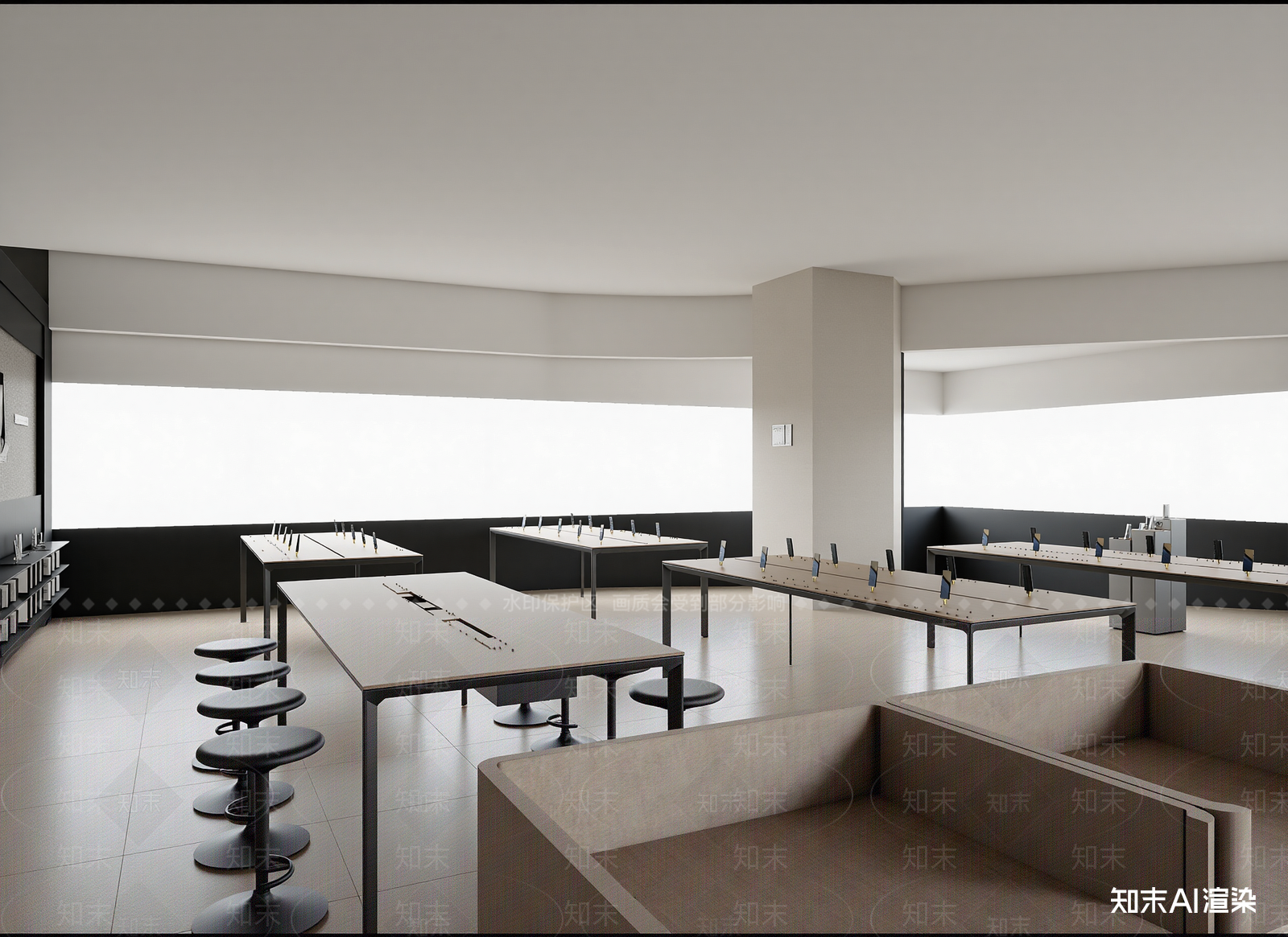 现代其他办公空间3D模型下载【ID:1214665308】