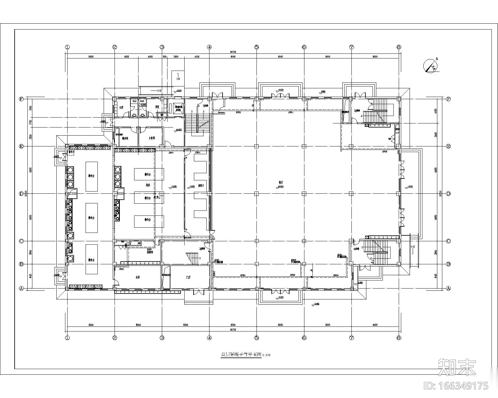 山西国际实验学校食堂采暖施工图下载【ID:166349175】