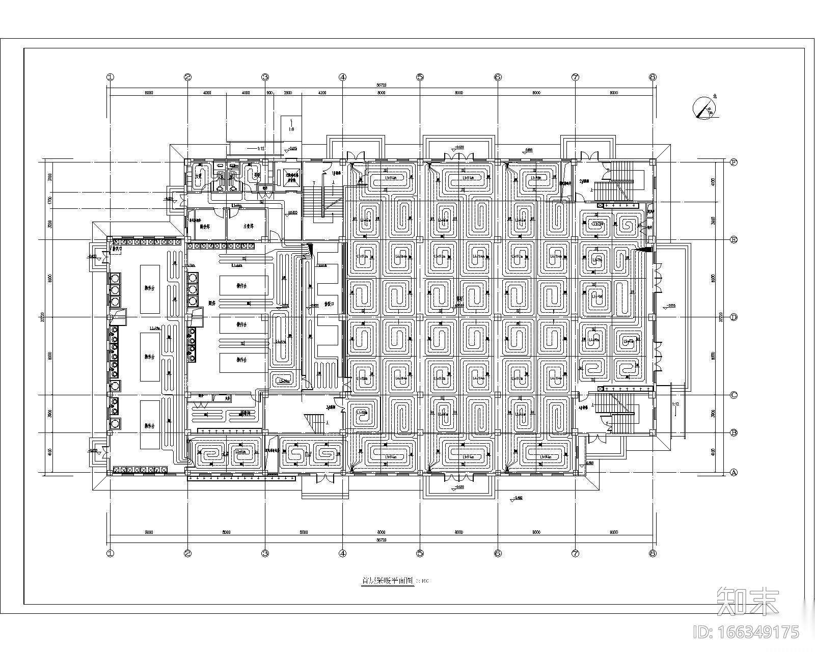 山西国际实验学校食堂采暖施工图下载【ID:166349175】