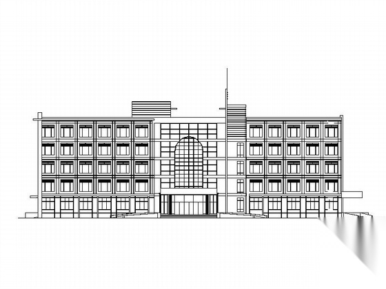 某五层专科医院建筑扩初图cad施工图下载【ID:165931150】