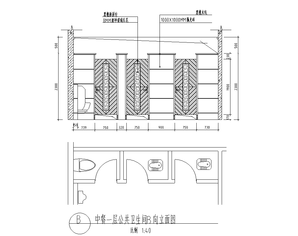 [广东]某大型酒店中餐厅室内装修施工图cad施工图下载【ID:161761180】