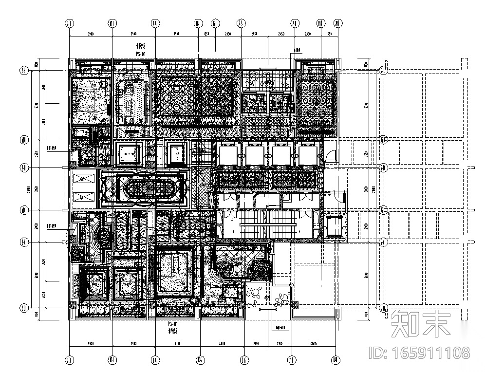 世代锦江国际酒店贵宾楼施工图图纸+效果图cad施工图下载【ID:165911108】