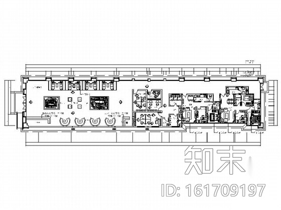 [成都]现代高档社区售楼部装修图cad施工图下载【ID:161709197】