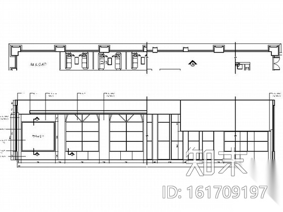 [成都]现代高档社区售楼部装修图cad施工图下载【ID:161709197】