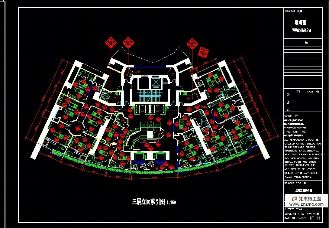 思研丽深圳平面施工图下载【ID:26913005】