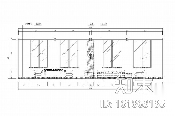 [山东]田园风格三层狩猎庄园别墅装修图施工图下载【ID:161863135】