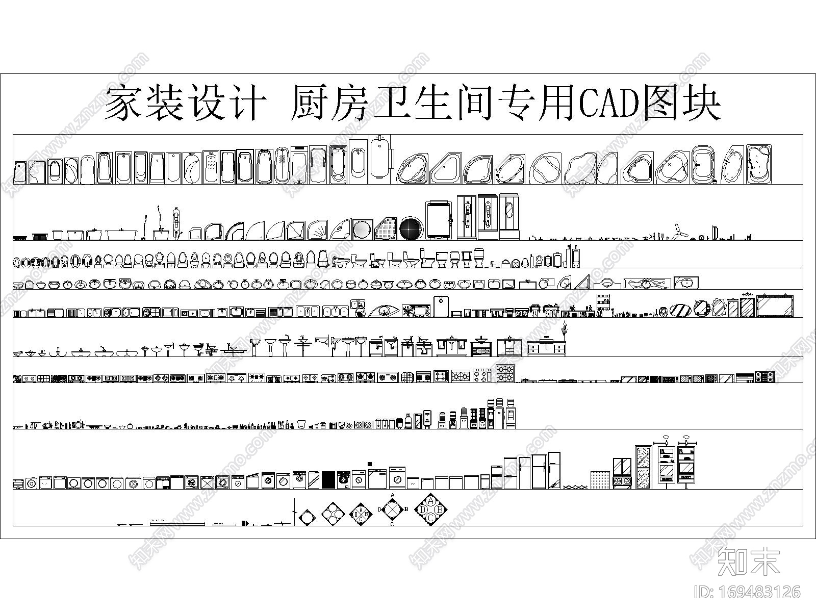 厨房cad施工图下载【ID:169483126】