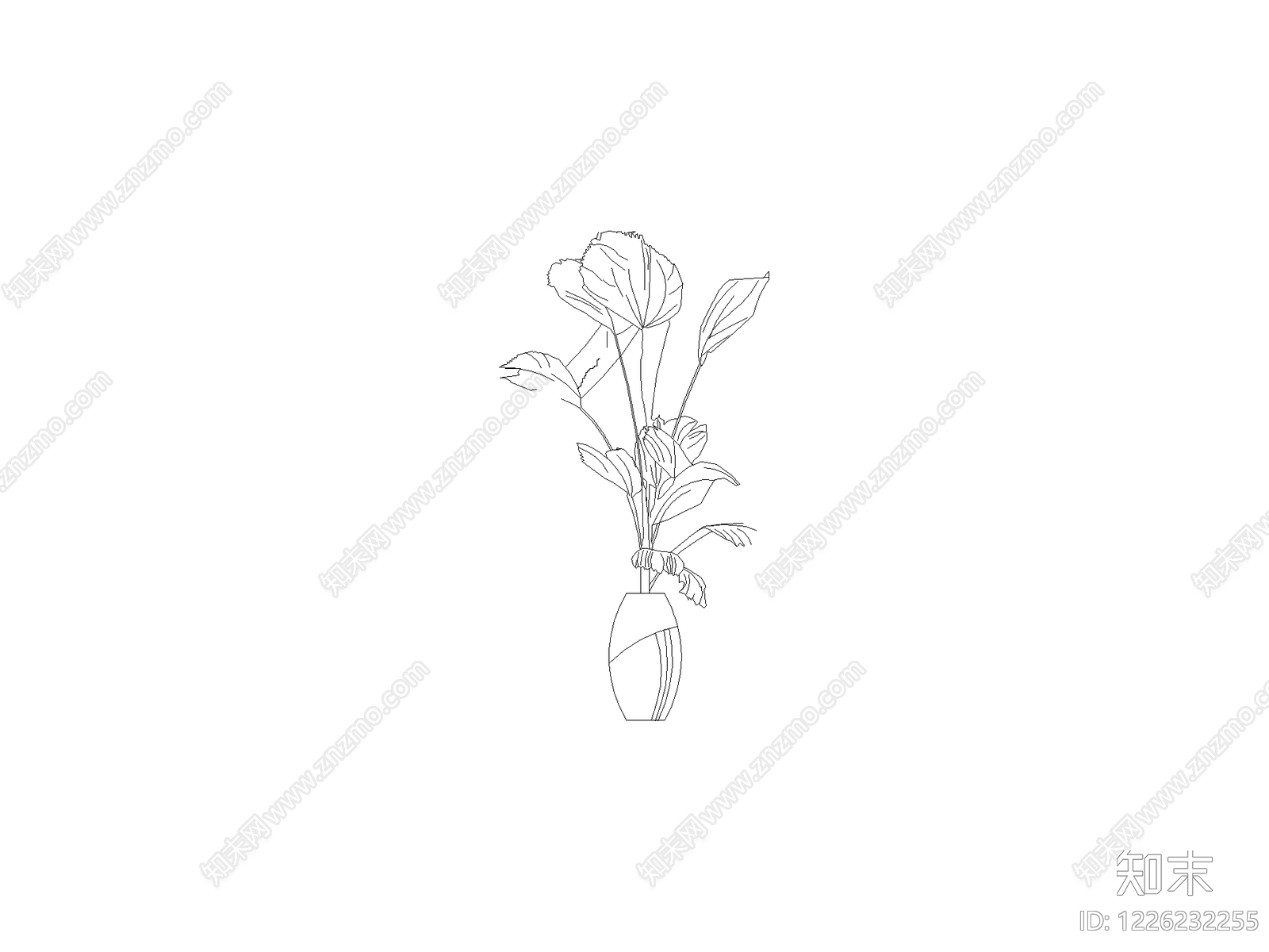 花cad施工图下载【ID:1226232255】