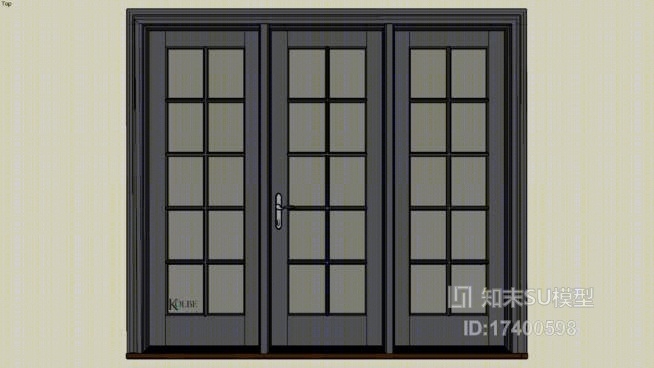双开门SU模型下载【ID:117934932】