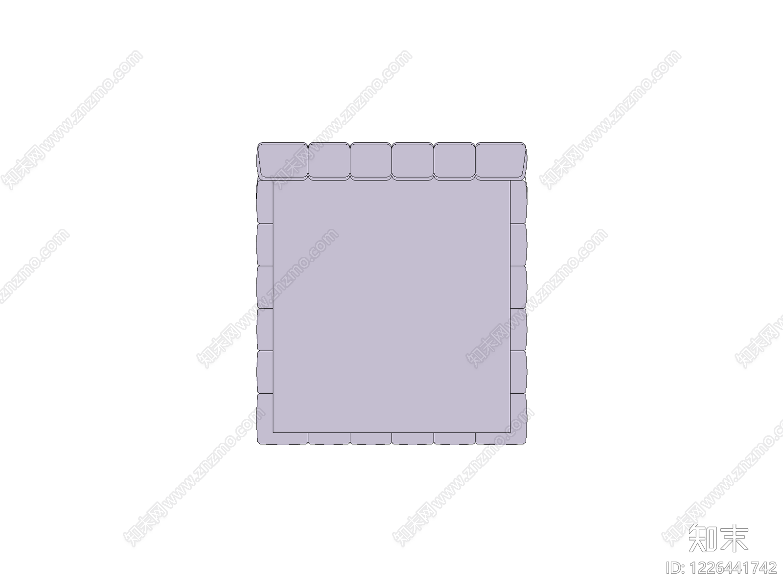 沙发cad施工图下载【ID:1226441742】