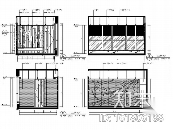 [重庆]国际现代风格办公楼装修图（含效果）cad施工图下载【ID:161806188】