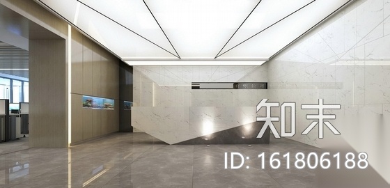 [重庆]国际现代风格办公楼装修图（含效果）cad施工图下载【ID:161806188】