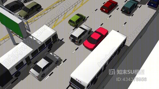 我的高速公路是由伊尼戈修建的SU模型下载【ID:434378956】