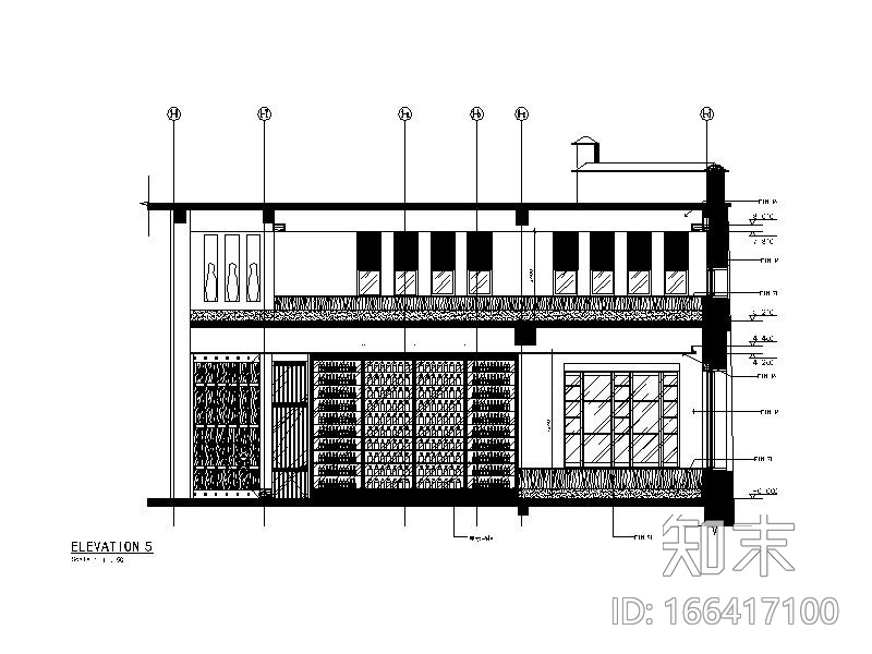 [西藏]高端酒店设计CAD全套施工图（含实景图）cad施工图下载【ID:166417100】