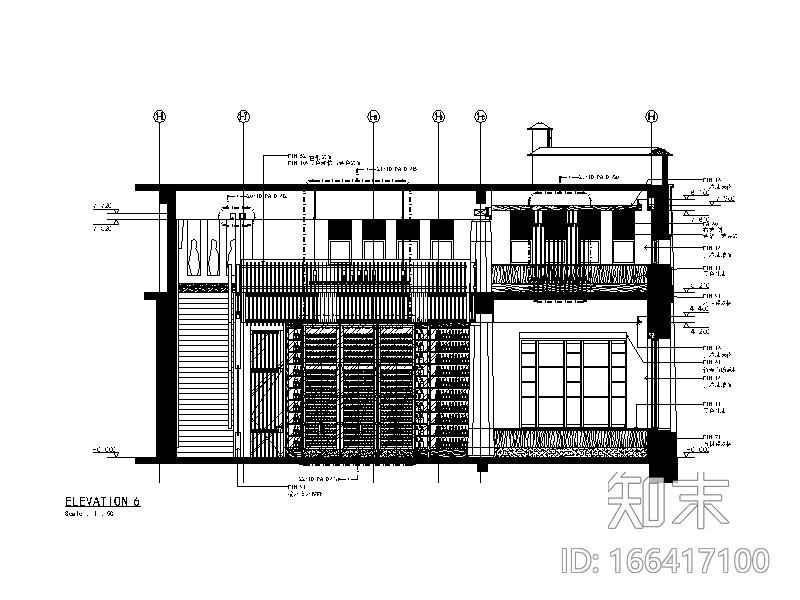 [西藏]高端酒店设计CAD全套施工图（含实景图）cad施工图下载【ID:166417100】