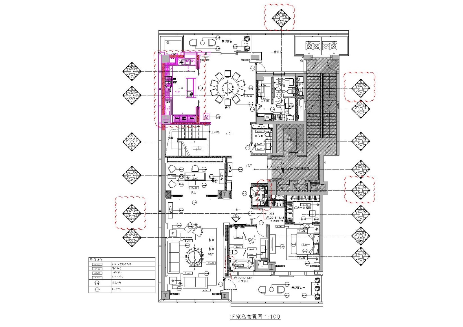 [浙江]杭州万丽璞丽住宅A+C样板房施工图施工图下载【ID:160016141】