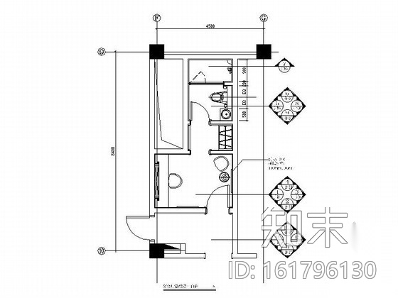 [深圳]豪华酒店新娘房室内装饰设计施工图施工图下载【ID:161796130】