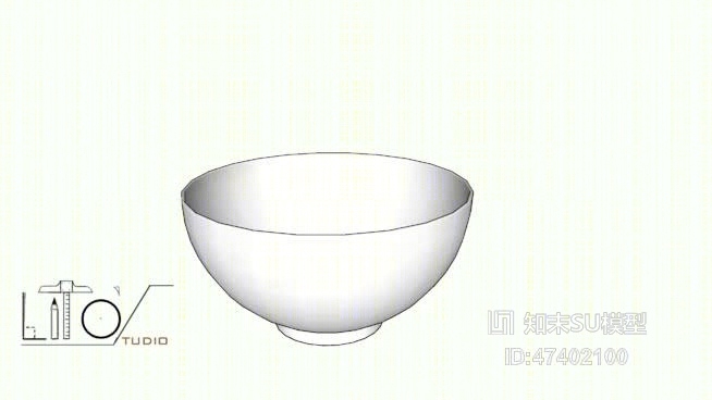 碗碟组合SU模型下载【ID:717935336】