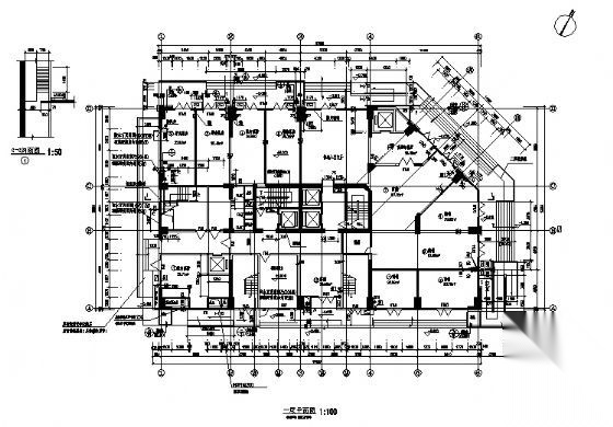 某二十六层住宅楼建筑施工图cad施工图下载【ID:149850120】