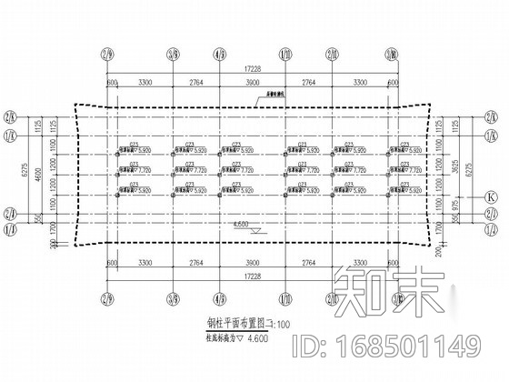 [天津]钢结构古建会所结构施工图施工图下载【ID:168501149】