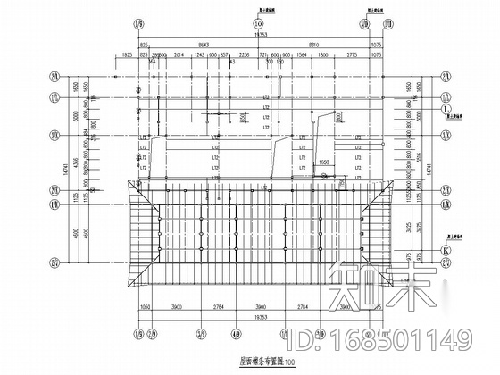 [天津]钢结构古建会所结构施工图施工图下载【ID:168501149】