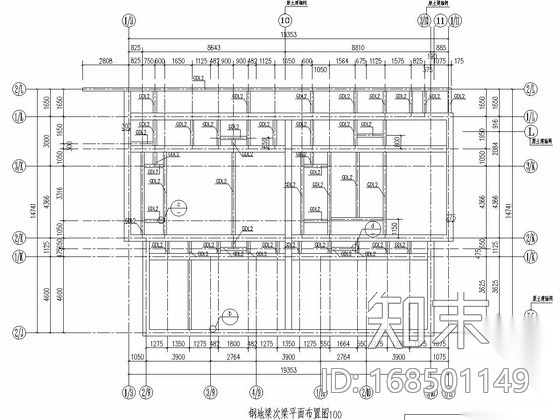 [天津]钢结构古建会所结构施工图施工图下载【ID:168501149】