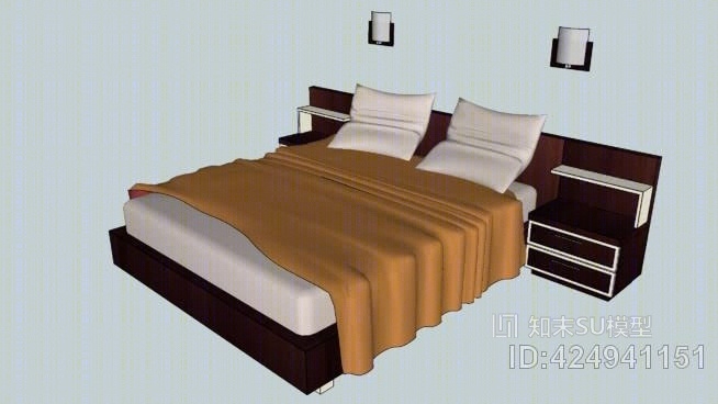 床SU模型下载【ID:424941151】