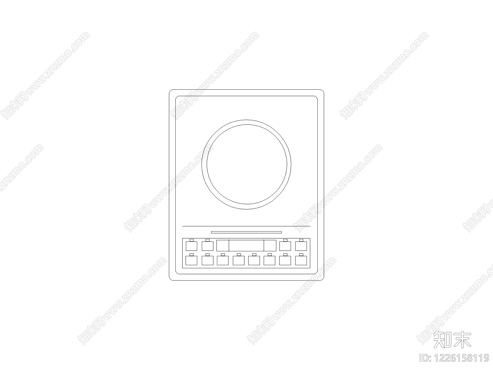 厨房设施CAD图纸