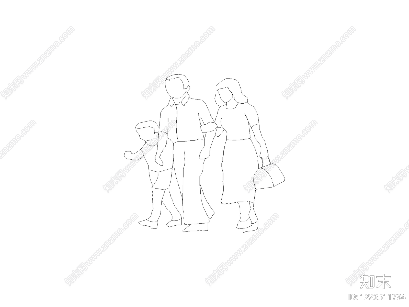 人物cad施工图下载【ID:1226511794】