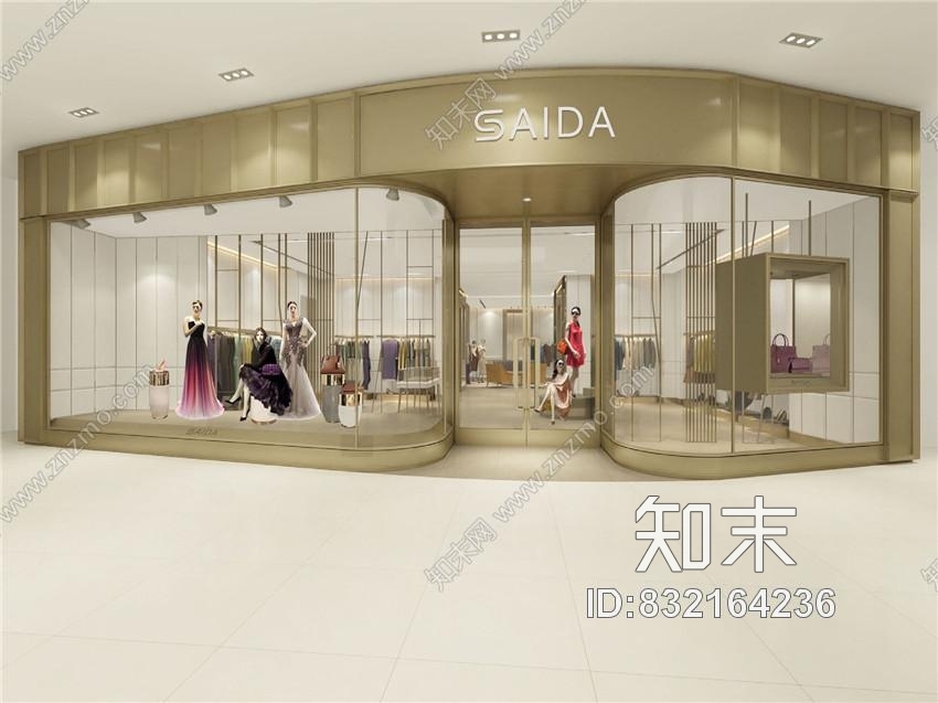 SAIDA世黛大连恒隆概念店丨设计方案+效果图+CAD施工图+软装家具图丨256M丨20...施工图下载【ID:832164236】