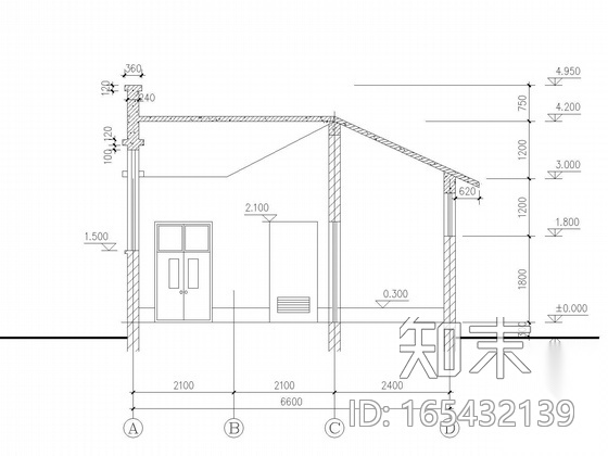 公共卫生间厕所建筑cad施工图下载【ID:165432139】
