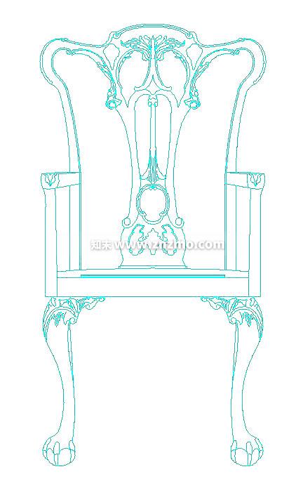 餐椅cad施工图下载【ID:180873163】
