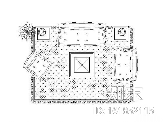沙发平面图块锦集施工图下载【ID:161852115】
