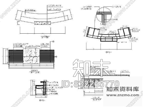 图块/节点办公楼前台详图施工图下载【ID:832265770】