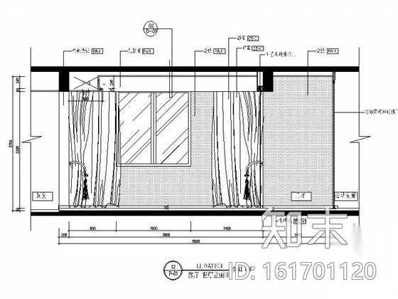 [三亚]现代风格度假公寓小居室室内空间装修施工图cad施工图下载【ID:161701120】