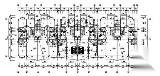 某六层商住楼建筑方案图cad施工图下载【ID:149885159】