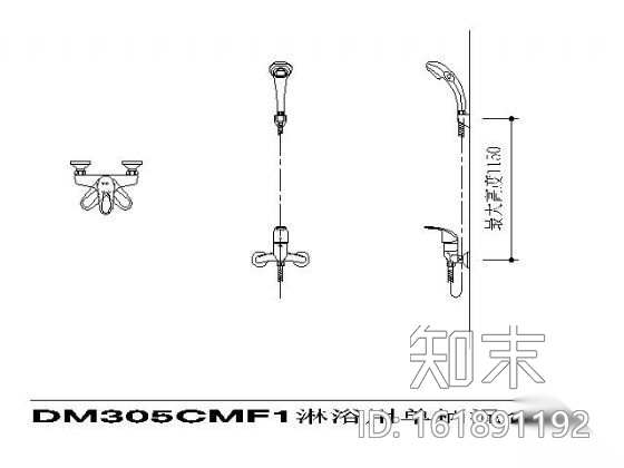 卫浴用品三视图施工图下载【ID:161891192】