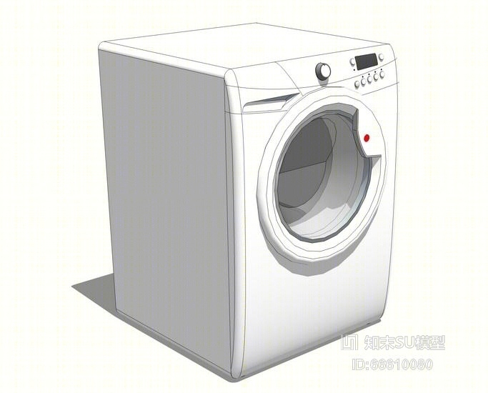 洗衣机SU模型下载【ID:66610080】
