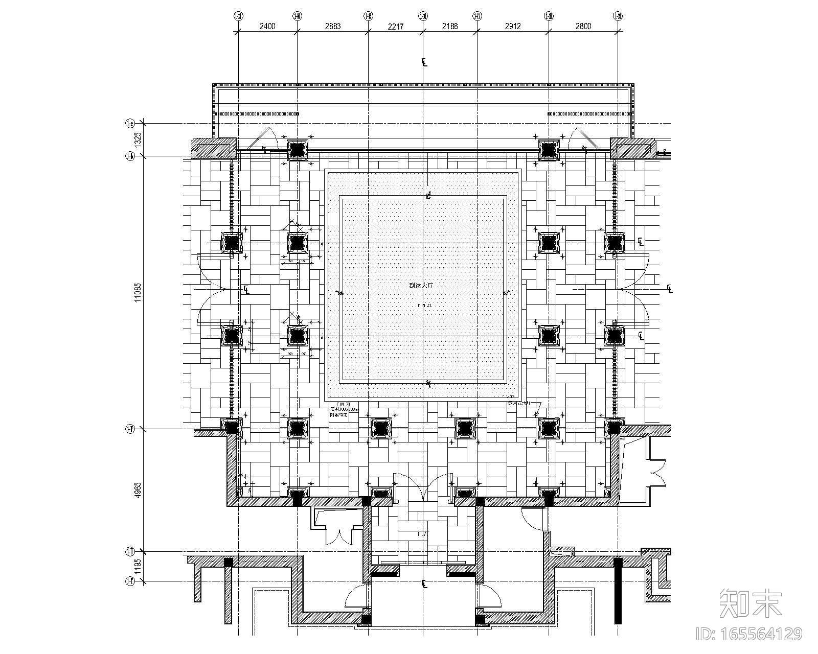 [西藏]拉萨瑞吉度假酒店装修施工图+实景图cad施工图下载【ID:165564129】