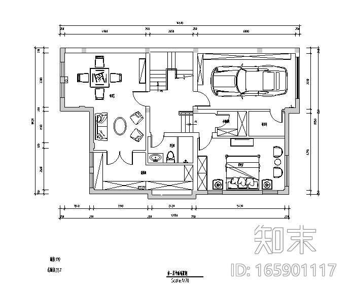 [江苏]罗托鲁拉小镇别墅设计施工图（附效果图）cad施工图下载【ID:165901117】